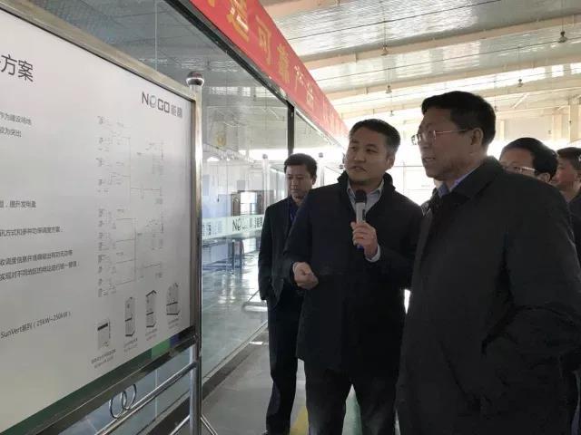 青海省副省長王黎明到青海能高公司進行實地調(diào)研(圖1)